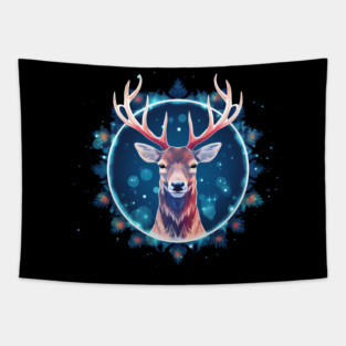 Deer in Ornament, Love Deers Tapestry
