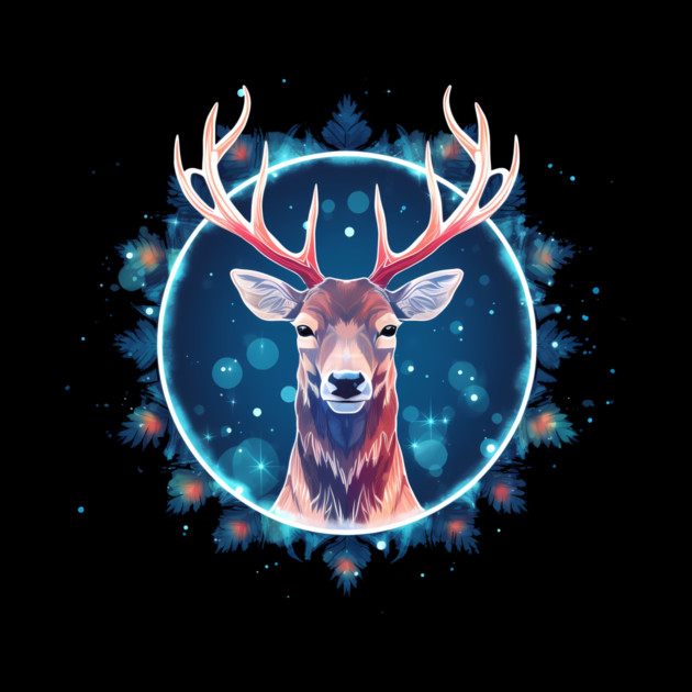 Deer in Ornament, Love Deers by logiamerch