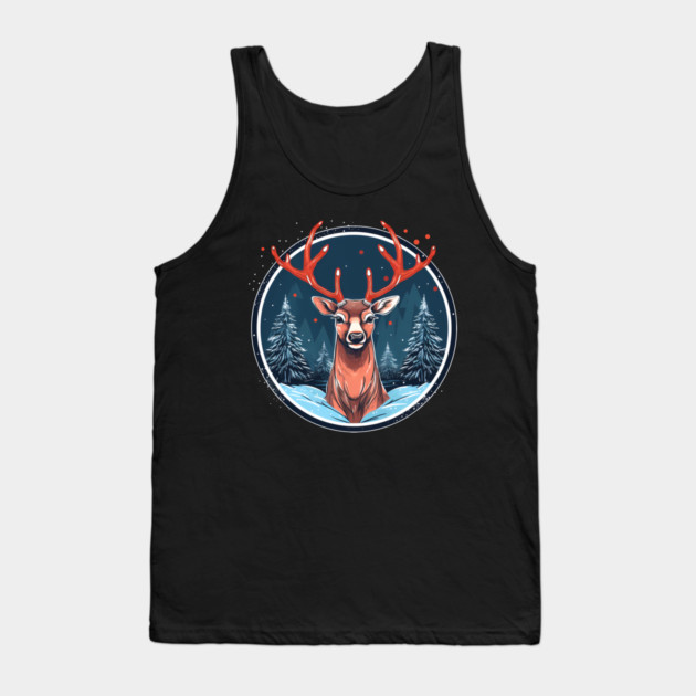 Deer in Ornament, Love Deers Tank Top by logiamerch