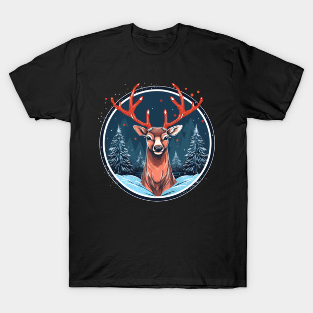 Deer in Ornament, Love Deers T-Shirt by logiamerch