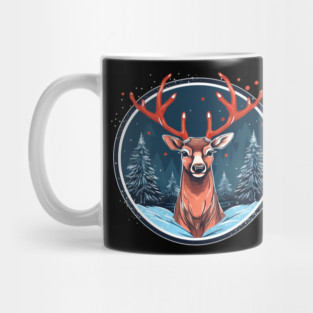 Deer in Ornament, Love Deers Mug