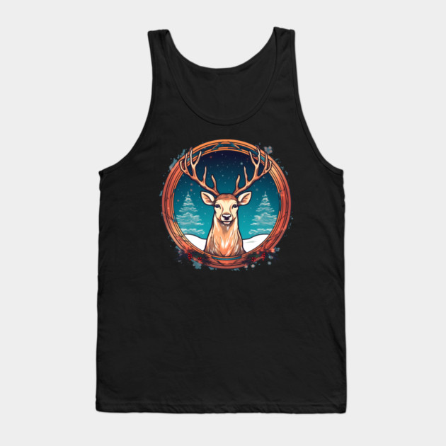 Deer in Ornament, Love Deers Tank Top by logiamerch