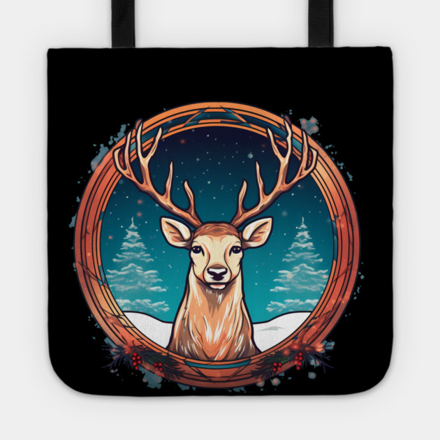 Deer in Ornament, Love Deers Tote by logiamerch