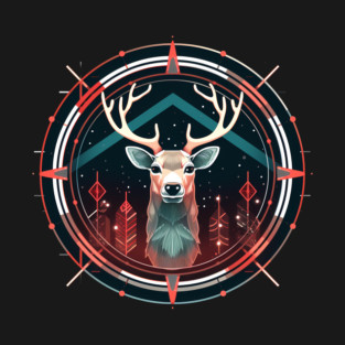 Deer in Ornament, Love Deers T-Shirt