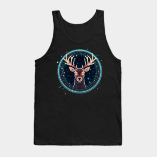 Deer in Ornament, Love Deers Tank Top