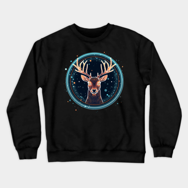 Deer in Ornament, Love Deers Crewneck Sweatshirt by logiamerch