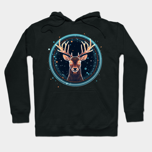 Deer in Ornament, Love Deers Hoodie by logiamerch