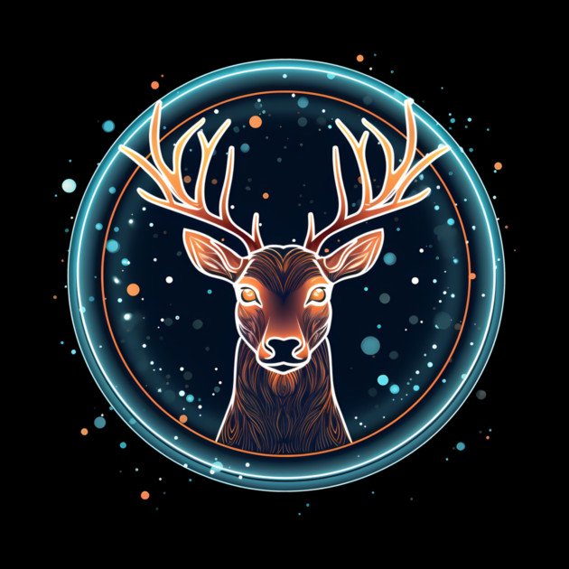 Deer in Ornament, Love Deers by logiamerch