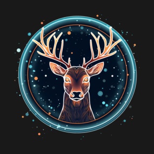 Deer in Ornament, Love Deers T-Shirt