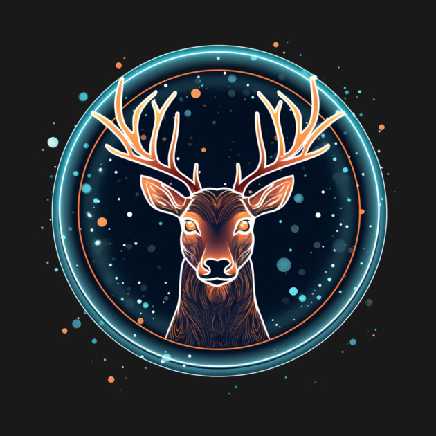 Deer in Ornament, Love Deers by logiamerch