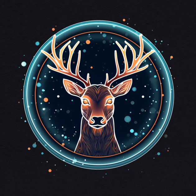 Deer in Ornament, Love Deers by logiamerch