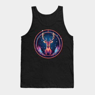 Deer in Ornament, Love Deers Tank Top