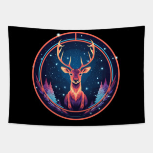 Deer in Ornament, Love Deers Tapestry