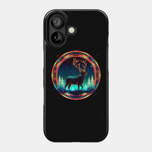 Deer in Xmas Glowing Ornament, Love Deers Phone Case