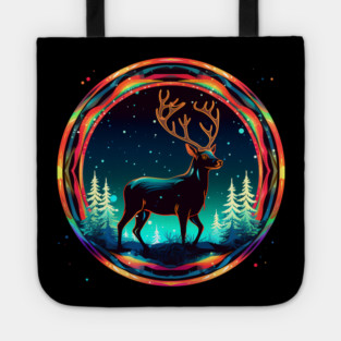 Deer in Xmas Glowing Ornament, Love Deers Tote