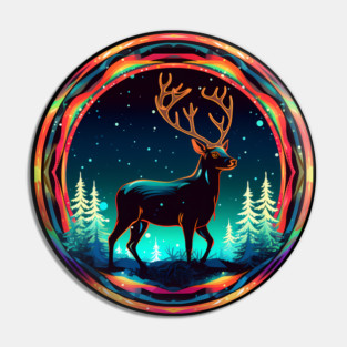 Deer in Xmas Glowing Ornament, Love Deers Pin