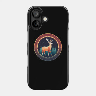 Deer in Ornament, Love Deers Phone Case