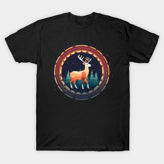 Deer in Ornament, Love Deers T-Shirt by logiamerch