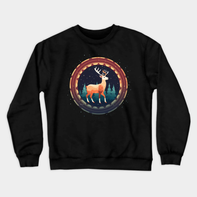 Deer in Ornament, Love Deers Crewneck Sweatshirt by logiamerch
