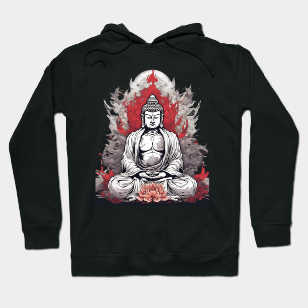 Buddha Statue Hoodie by animegirlnft