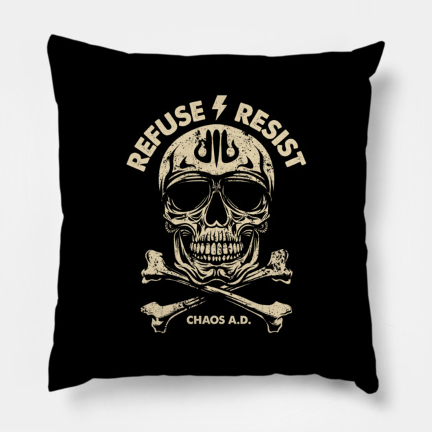 REFUSE RESIST Pillow by artslaves