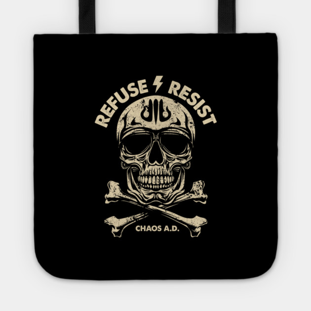 REFUSE RESIST Tote by artslaves