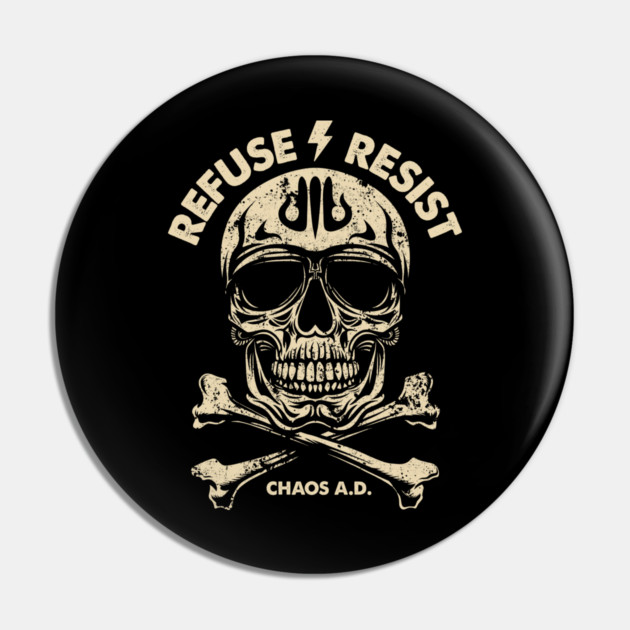 REFUSE RESIST Pin by artslaves