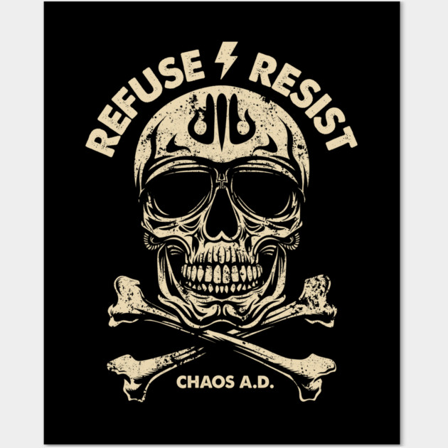 REFUSE RESIST Wall Art by artslaves
