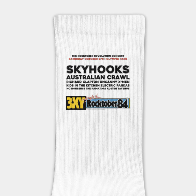 3XY Rocktober Revolution Concert Print 1984 by Timeless Chaos