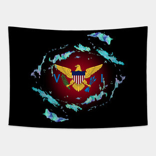 the heartbeat of the virgin islands Tapestry