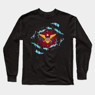 the heartbeat of the virgin islands Long Sleeve T-Shirt