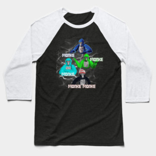 Gorilla Tag Monke Monke VR Gamer Baseball T-Shirt