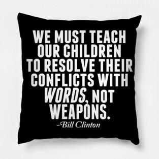 Words Not Weapons Pillow
