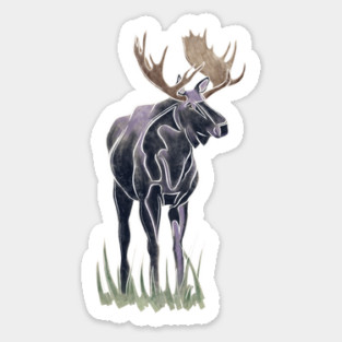 Moose Sticker