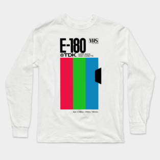 Retro VHS Tape Long Sleeve T-Shirt