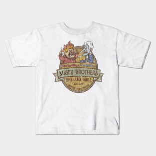 Miser Brothers // Christmas Retro Classic Design Kids T-Shirt