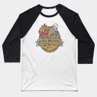 Miser Brothers // Christmas Retro Classic Design Baseball T-Shirt