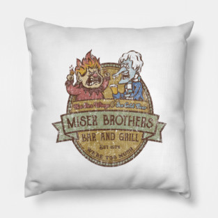 Miser Brothers // Christmas Retro Classic Design Pillow