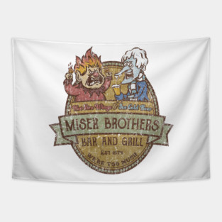 Miser Brothers // Christmas Retro Classic Design Tapestry