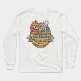 Miser Brothers // Christmas Retro Classic Design Long Sleeve T-Shirt