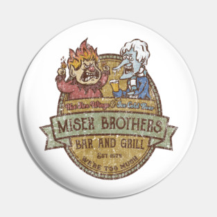 Miser Brothers // Christmas Retro Classic Design Pin