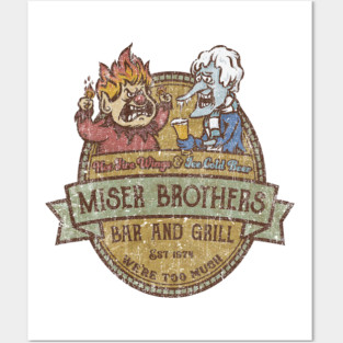 Miser Brothers // Christmas Retro Classic Design Posters and Art