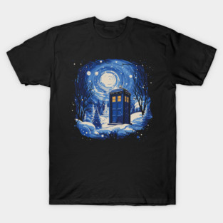 Tardis in the Snow T-Shirt