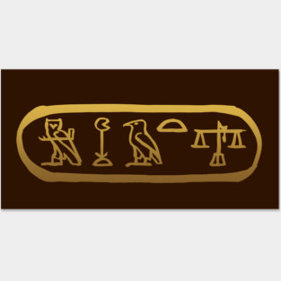 Balance in Ancient Egyptian Hieroglyphics. Posters and Art