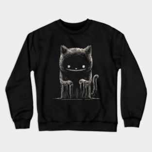 Black Cat Crewneck Sweatshirt