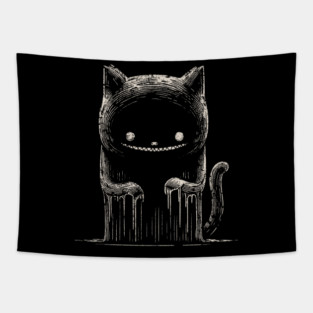 Black Cat Tapestry