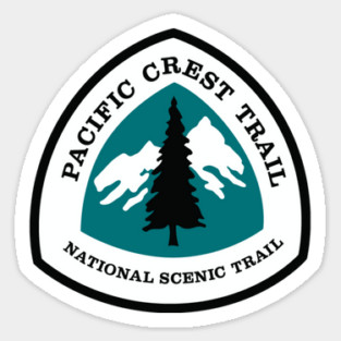 Pacific Crest Trail - PCT - National Scenic Trail - Thru Hiking Gift, Souvenir, Present, Hat, Shirt, Mug, Sticker, Bag, Etc Sticker