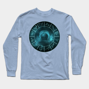 Libra Zodiac Symbol Long Sleeve T-Shirt