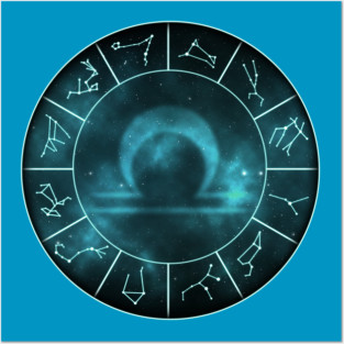 Libra Zodiac Symbol Posters and Art