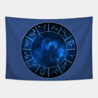 Scorpio Zodiac Symbol Tapestry
